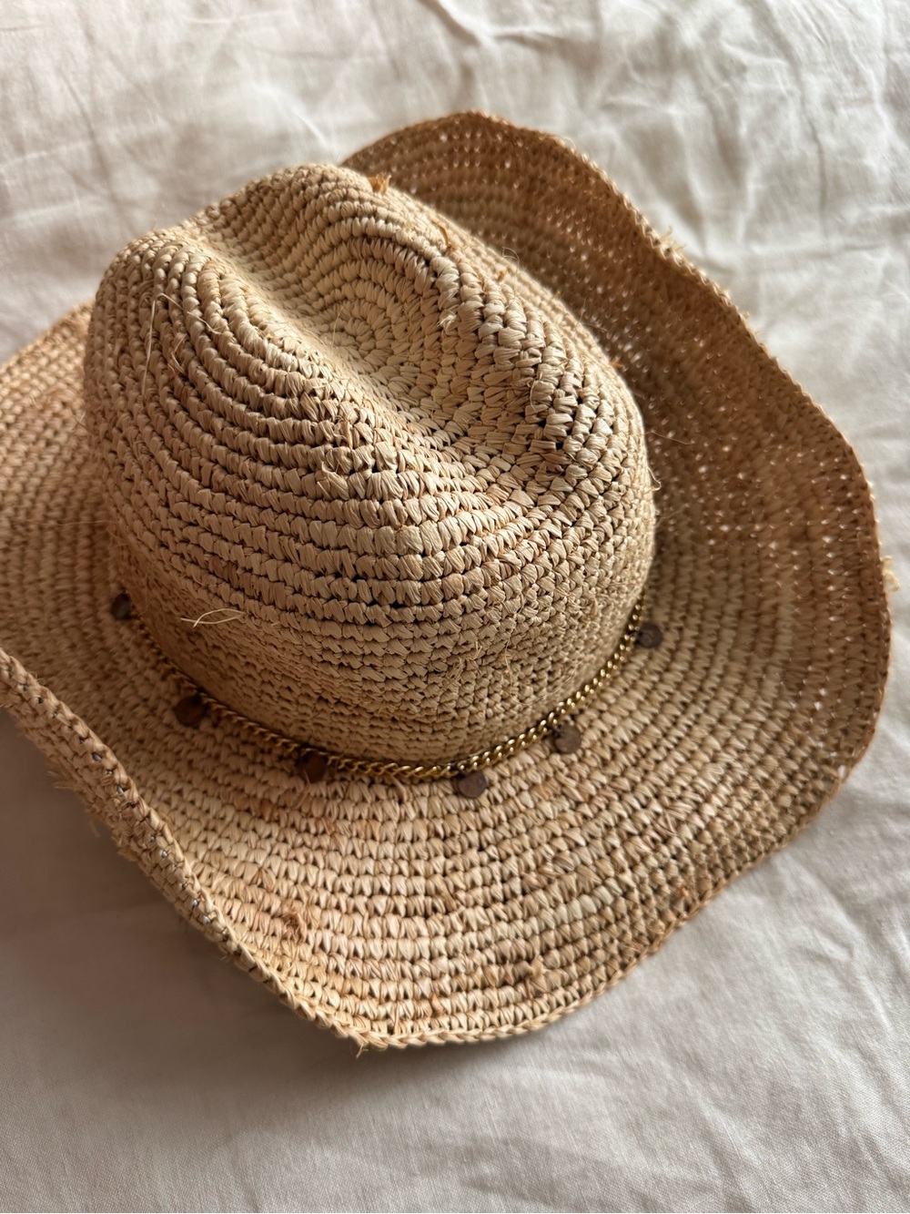 Raffia Cowgirl Sun Hat - Picture 2 of 8